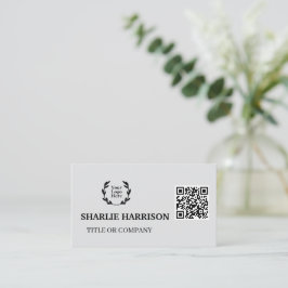 Visitenkort med QR-kod Visitkort