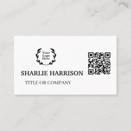 Visitenkort med QR-kod Visitkort