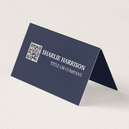 Visitenkort med QR-kod Visitkort