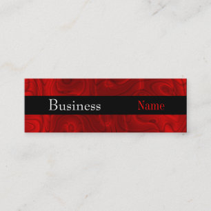 Visitenkort Zizzago Rich Red Silk Mini Visitkort