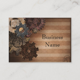 Visitenkort Zizzago Steampunk-design Visitkort