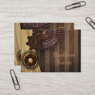 Visitenkort Zizzago Steampunk Design Visitkort