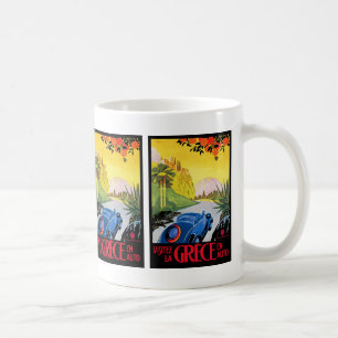 Visitez La Grece en Auto Kaffemugg