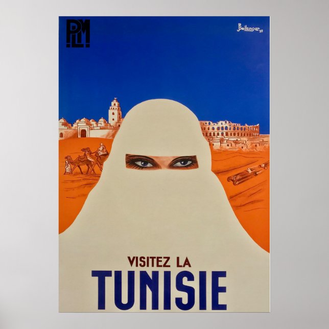 VISITEZ LA TUNISIE POSTER (Framsidan)
