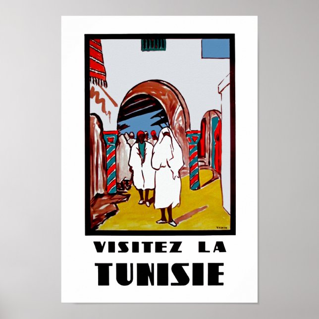 Visitez La Tunisie Poster (Framsidan)