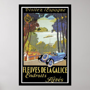 Visitez l'Espagne (besök Spanien) Poster