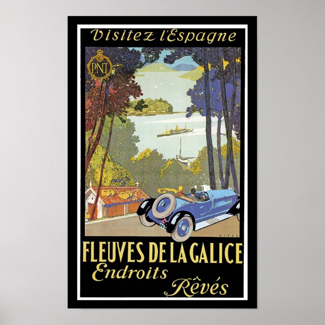 Visitez l'Espagne (Spanien) Poster (Framsidan)