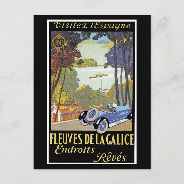 Visitez l'Espagne (Spanien) Vykort (Framsida)