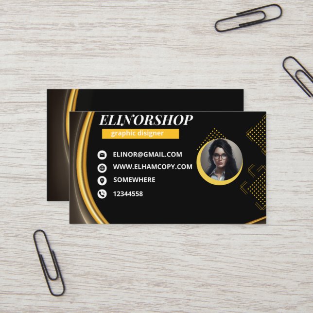 VISITKORT (Fram/Back In Situ)