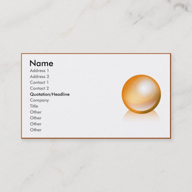 Visitkort (Framsida)