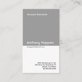 Visitkort 2 för klassikergrå färgavdelare