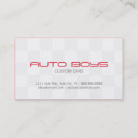 Visitkort - Auto Nascar