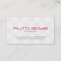 Visitkort - Auto Nascar