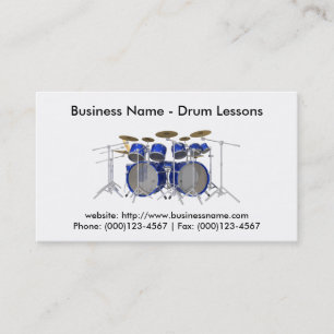 Visitkort: Drum Lessons Visitkort