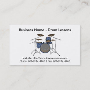 Visitkort: Drum Lessons Visitkort