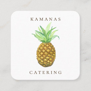 Visitkort för ananasöcatering