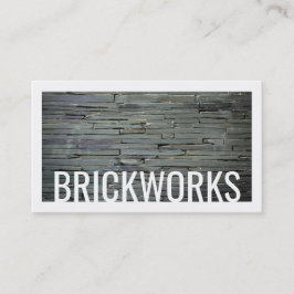 Visitkort för bakgrund för Brickworksgrå