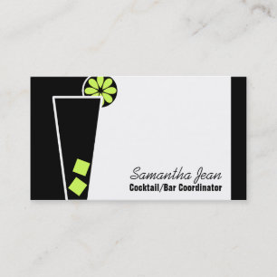Visitkort för Bartendercoctailkoordinator