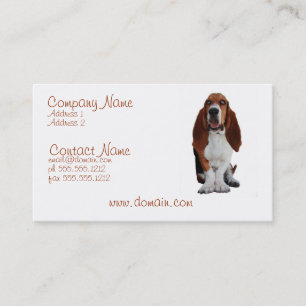 Visitkort för BassetHond hund
