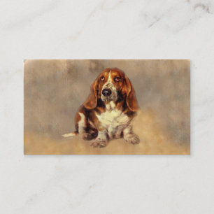 Visitkort för Bassethundälskare