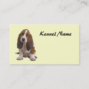 Visitkort för Bassethundavelsdjur