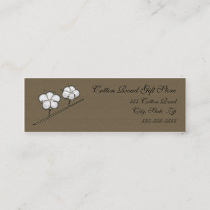 Visitkort för bomullsBollsmala