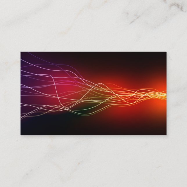 visitkort för dj, elektriker, klubb, tillskyndare (Framsida)