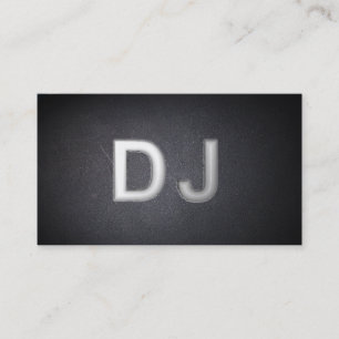 Visitkort för DJ för svart för