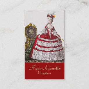 Visitkort för drottningMarie Antoinette ~