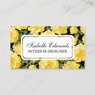 Visitkort för elegent vintage för blommönster r