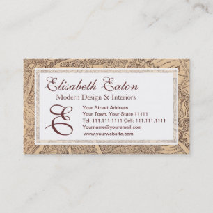 Visitkort för en spansk lärare, professor