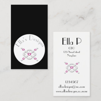 Visitkort för enkel design för grå färg