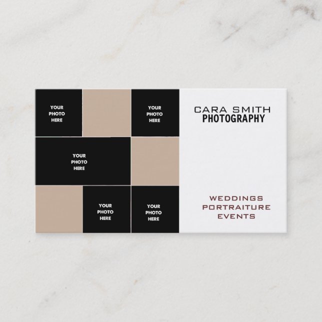 Visitkort för fem foto (Framsida)