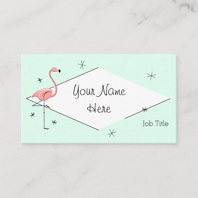 Visitkort för FlamingoAquadiamant (Framsida)