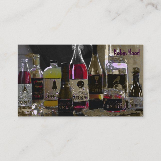 Visitkort för Halloween brygd~ (Framsida)