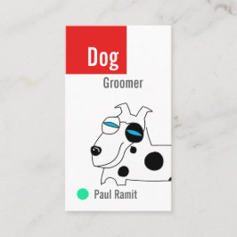 Visitkort för hundGroomerfärg