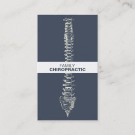 Visitkort för ı för familjChiropracticrygg