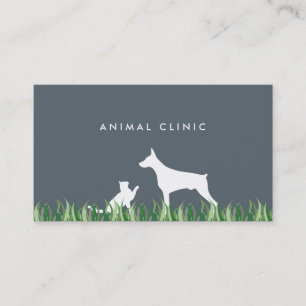 Visitkort för ı för veterinär- katt- & hundgr