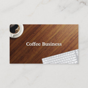 Visitkort för kaffe för bakgrund för kaffekopp