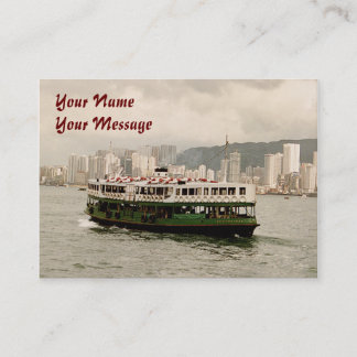 Visitkort för kalender för Hong Kong öfärja 2011