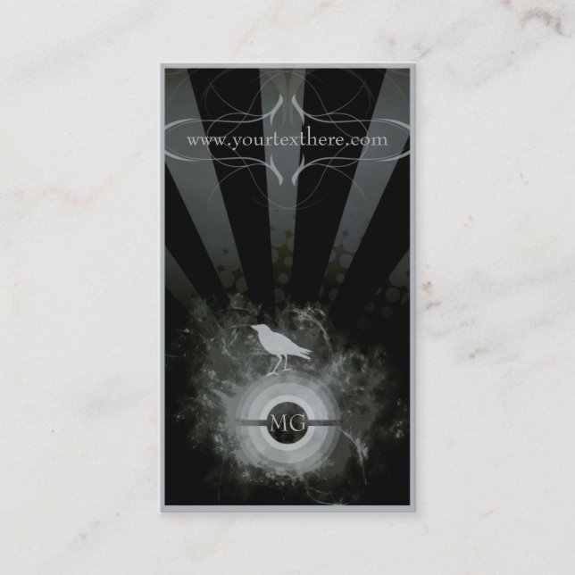 Visitkort för konstnär för Grunge för (Framsida)