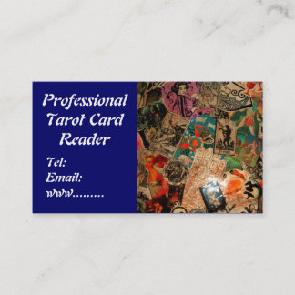 Visitkort för läsning för Tarot kort