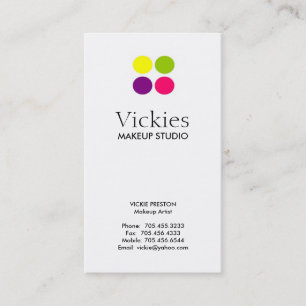 Visitkort för Makeupkonstnär