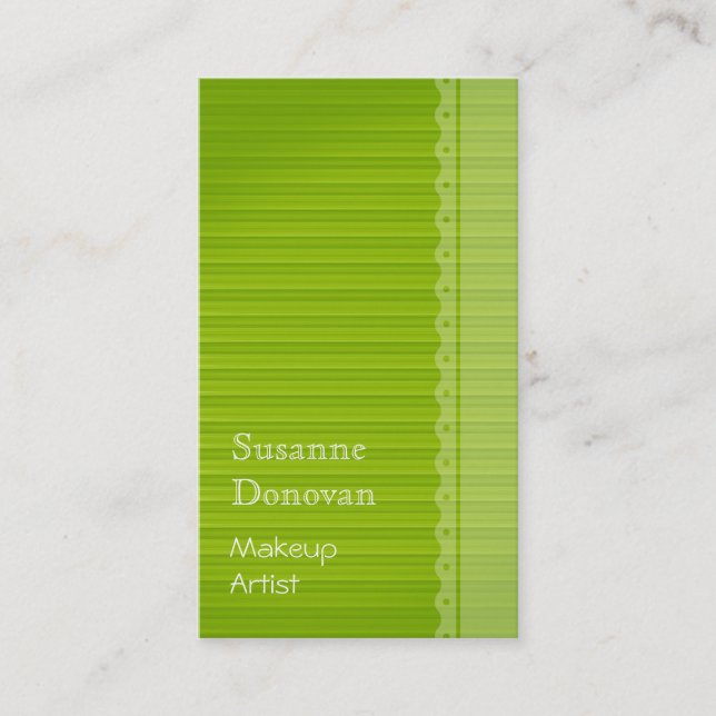 Visitkort för Makeupkonstnär (Framsida)