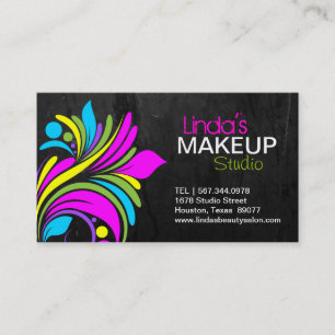 VISITKORT FÖR MAKEUPKONSTNÄR TIDSBESTÄLLNING KORT