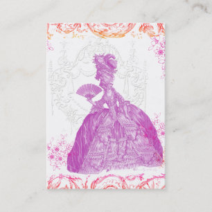 Visitkort för Marie Antoinette