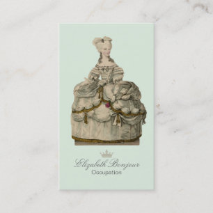 Visitkort för Marie Antoinette klänning~