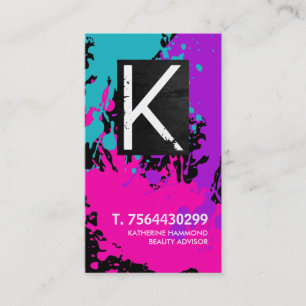 Visitkort för Monogramnageltekniker