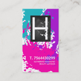 Visitkort för Monogramnageltekniker