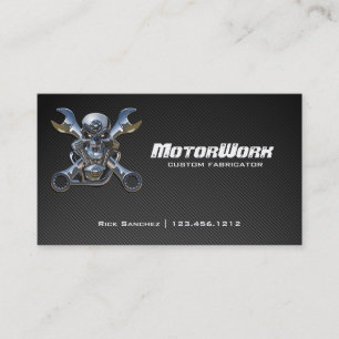 Visitkort för motorcykel för Fauxkolfiber